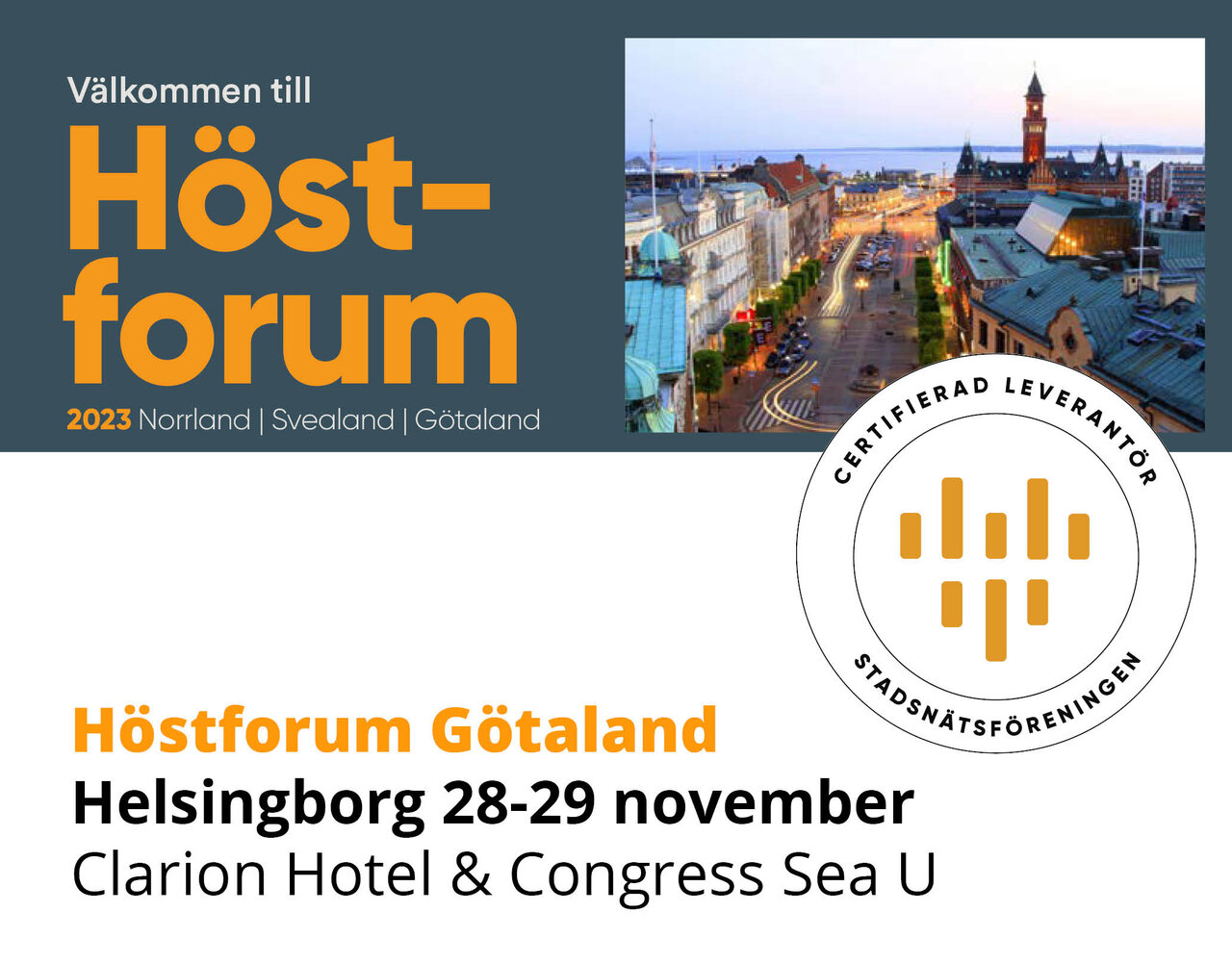 Alcadon på SSNF HÖSTFORUM Götaland 28-29 november!